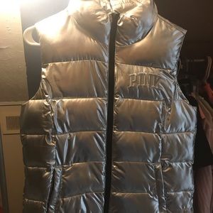 Metallic bubble vest
